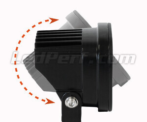 Additional LED Light CREE Square 40W for Motorcycle - Scooter - ATV Beam adjustment