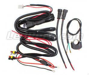 Power harness for motorcycle LED additional lights