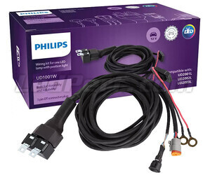 Philips Ultinon Drive UD1001W wiring harness with relay - 1 DT Connector - 3 Pin
