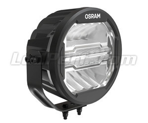 Rear view of the Osram LEDriving® ROUND MX260-CB additional LED spotlight and Cooling vanes.