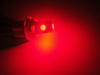 BA9S LED bulb T4W Xtrem red