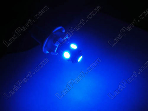 BA9S LED bulb T4W Xtrem blue
