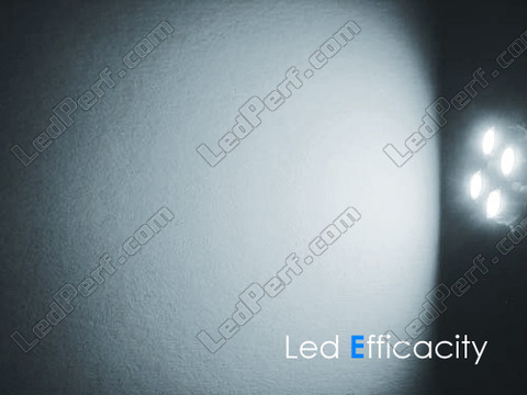 BA9S LED bulb T4W Efficacity xenon effect white