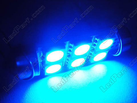 blue Ceiling Light festoon LED, Trunk, glove box, licence plate - C5W