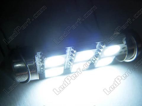 white Ceiling Light festoon LED, Trunk, glove box, licence plate - C5W