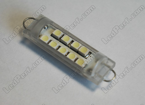 42mm white festoon hook LED bulb - C10W