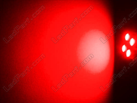 BAX9S LED bulb H6W Efficacity Red