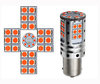 P21W LED bulb - High Power Orange R5W LEDs P21W P21 5W PY21W LEDs Orange BAU15S BA15S Base