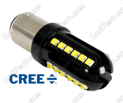 Ultimate Ultra Powerful P21W LED bulb (BA15S) - CREE 24 LEDs - Anti-OBC error