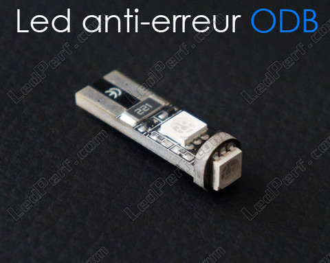 T10 W5W  With no OBC error - Anti-OBC error - 6000K Panther Red LED bulb