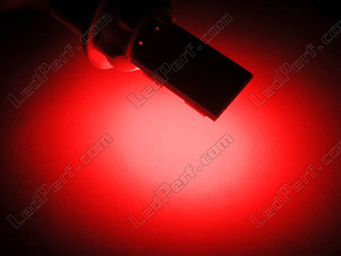 Rotation T10 W5W Red LEDs with side lighting