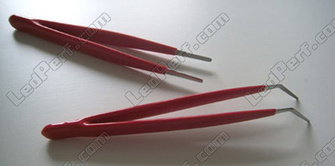 Set of 2 special SMD LED tweezers