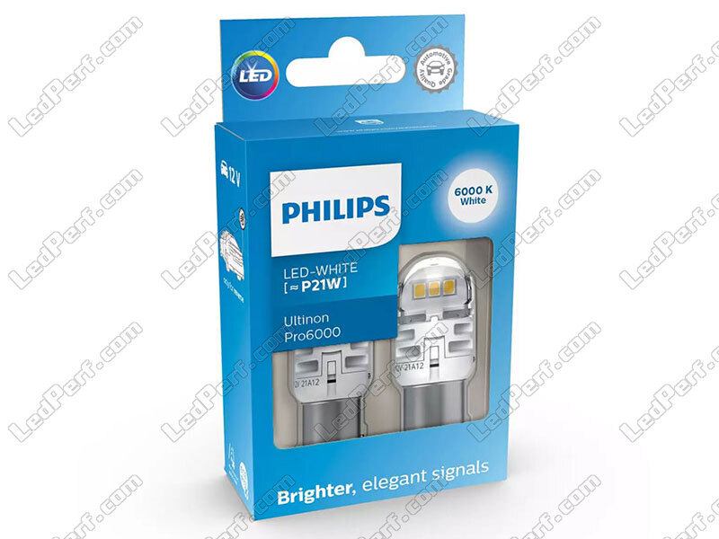 LED bulbs Philips P21W PRO6000 - 6000K - BA15S