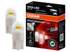 Osram Night Breaker GEN2 Approved W5W LED Bulbs - 2825DWNB-2HFB