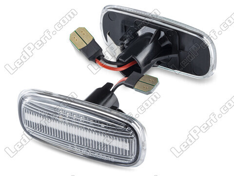 Side view of the sequential LED turn signals for Audi A4 B5 - Transparent Version