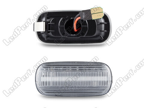 Connectors of the sequential LED turn signals for Audi A4 B6 - transparent version