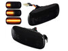 Dynamic LED Side Indicators for Audi A6 C5 - Smoked Black Version