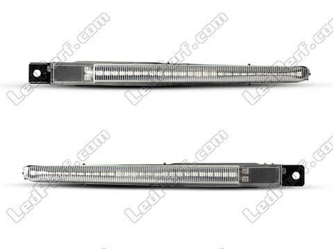 Front view of the sequential LED turn signals for BMW Serie 5 (F10 F11) - Transparent Color