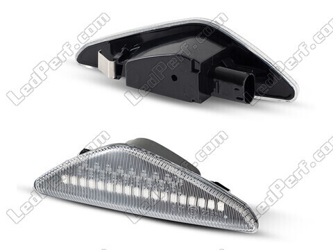Side view of the sequential LED turn signals for BMW X6 (E71 E72) - Transparent Version