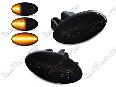 Dynamic LED Side Indicators for Citroen C-Crosser - Smoked Black Version