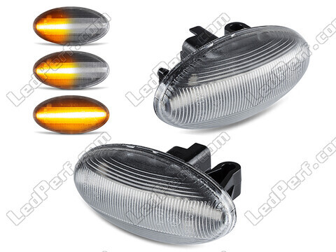 Sequential LED Turn Signals for Citroen C-Crosser - Clear Version