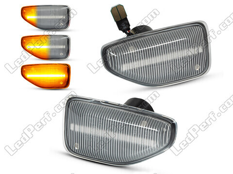 Sequential LED Turn Signals for Dacia Logan 2 - Clear Version