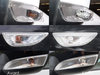 Side-mounted indicators LED for Dacia Sandero 3 before and after