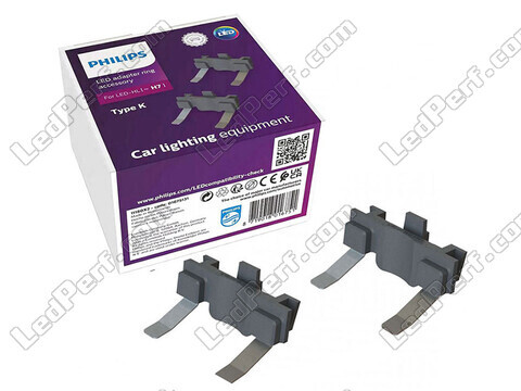 Bulb holder adapters for Approved Philips LED bulbs of Ford Fiesta MK8