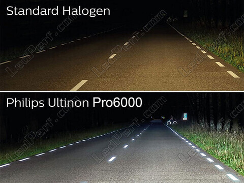 Philips LED Bulbs Approved for Ford Ka II versus original bulbs
