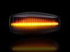 Maximum lighting of the dynamic LED side indicators for Hyundai I10