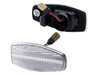 Side view of the sequential LED turn signals for Hyundai I10 - Transparent Version