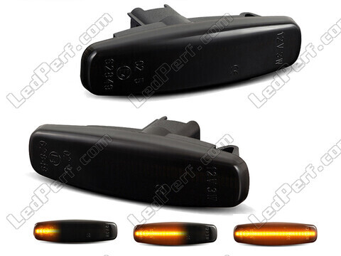 Dynamic LED Side Indicators for Infiniti QX70 - Smoked Black Version