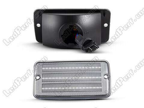 Connectors of the sequential LED turn signals for Jeep Wrangler II (TJ) - transparent version