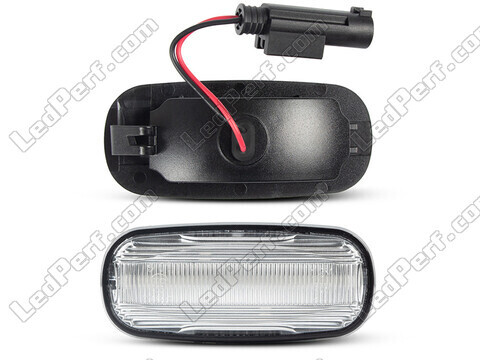 Connectors of the sequential LED turn signals for Land Rover Defender - transparent version