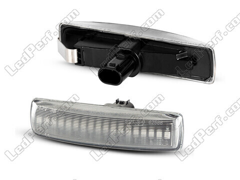 Side view of the sequential LED turn signals for Land Rover Discovery III - Transparent Version