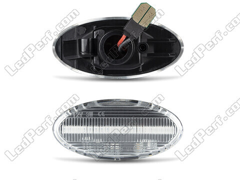 Connectors of the sequential LED turn signals for Mazda 2 phase 2 - transparent version