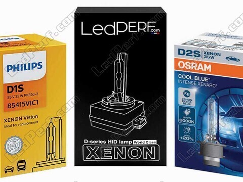 Original Xenon bulb for Mercedes Classe C (W202), Osram, Philips and LedPerf brands available in: 4300K, 5000K, 6000K and 7000K