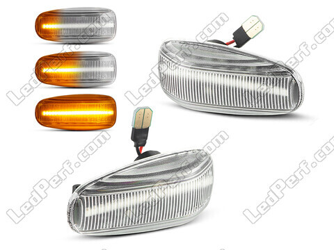 Sequential LED Turn Signals for Mercedes E-Class (W210) 1999 - 2002 - Clear Version