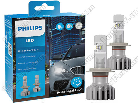 Philips LED bulbs packaging for Mercedes GLC - Ultinon PRO6000 approved