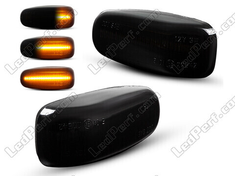 Dynamic LED Side Indicators for Mercedes SLK (R170) - Smoked Black Version