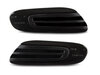 Front view of the dynamic LED side indicators for Mini Cooper IV (F55 / F56) - Smoked Black Color