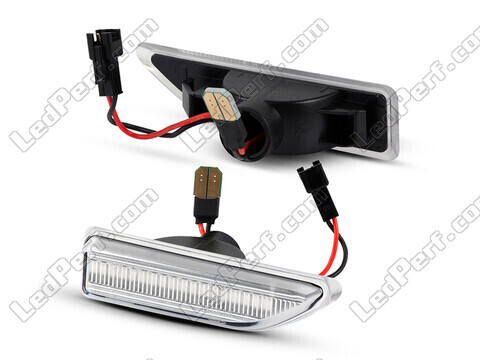 Side view of the sequential LED turn signals for Mini Countryman II (F60) - Transparent Version
