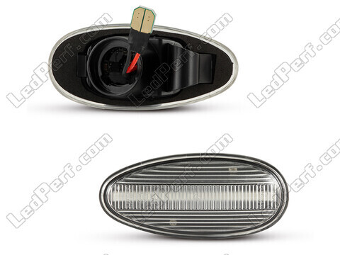 Connectors of the sequential LED turn signals for Mitsubishi Lancer Evolution 5 - transparent version