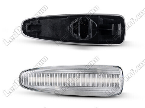 Connectors of the sequential LED turn signals for Mitsubishi Outlander - transparent version