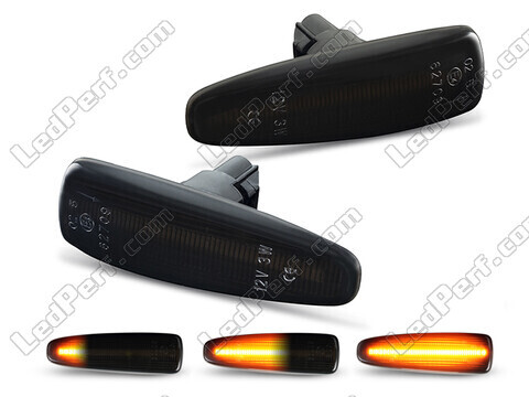 Dynamic LED Side Indicators for Mitsubishi Outlander - Smoked Black Version