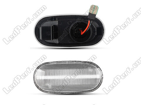 Connectors of the sequential LED turn signals for Mitsubishi Pajero III - transparent version
