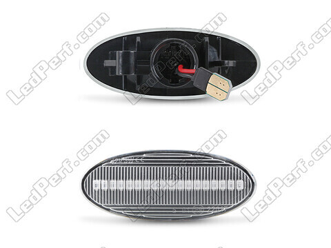 Connectors of the sequential LED turn signals for Nissan Cube - transparent version