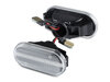 Side view of the sequential LED turn signals for Nissan Qashqai I (2007 - 2010) - Transparent Version