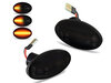 Dynamic LED Side Indicators for Opel Astra F - Smoked Black Version