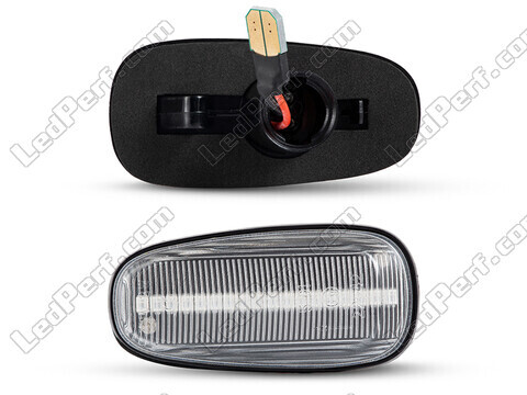 Connectors of the sequential LED turn signals for Opel Astra G - transparent version